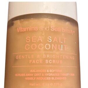 Vitamins and Sea Beauty Sea Salt Coconut Face Scrub - 6 OZ - NWOT